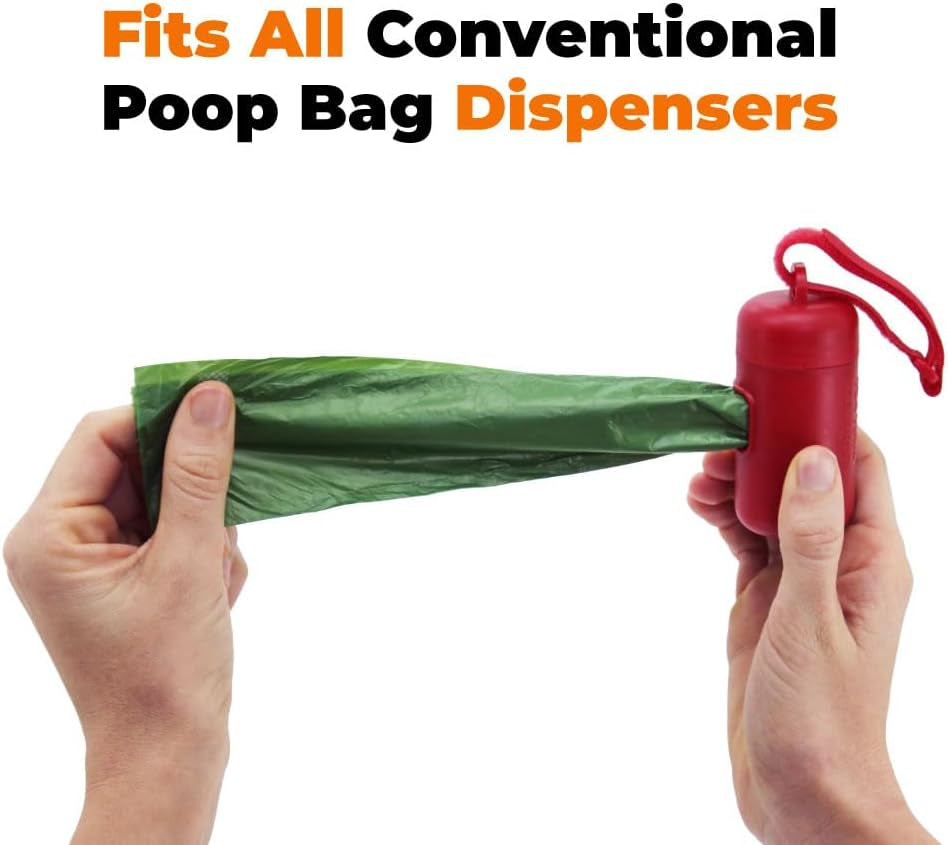 Poop Bags for Dogs, 50% Post-Consumer Recycled Content Dog Waste Bags on Rolls, Fits All Poop Bag Holders for Leashes - 150 Count, Green, Lavender Scented